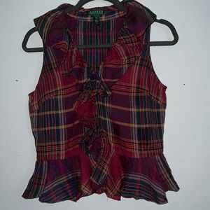 Lauren Ralph Lauren Plaid Blouse